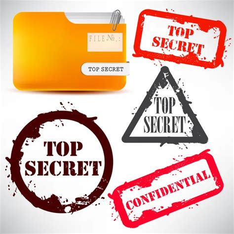 Top Secret Document Stock Vectors Royalty Free Top Secret Document