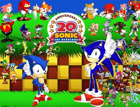 Sonics 20th Anniversary By Jeffanime On Deviantart