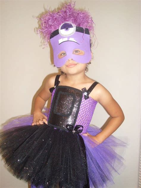 Purple Minion Inspired Tutu Dresscostume Tutu Set Etsy Tutu