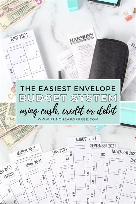 The Budget System With Text Overlay That Reads The Easiest Envelope