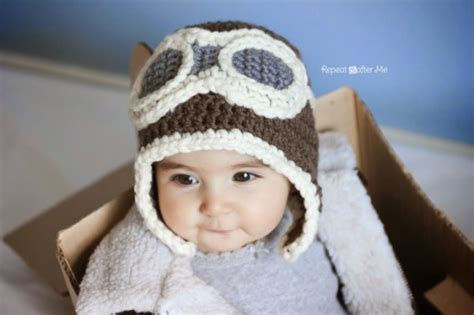 How To Crochet Aviator Hat Adorable Baby Or Adult Crochet Pattern