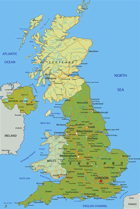 United kingdom is a constitutional monarchy founded in 1922 and located in the area of europe, with a here are the best maps of united kingdom at high resolution. United Kingdom Map - Guide of the World