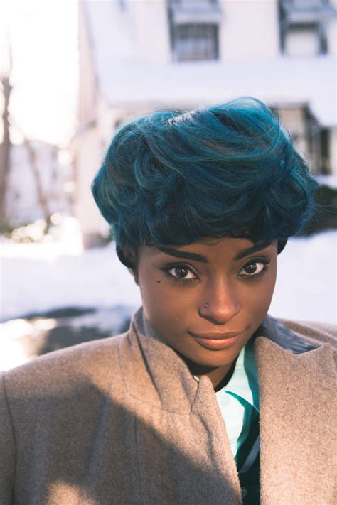 Blue Hair Hepburn Brows Absolutely Via Sharri Hair Inspo Hair Inspiration Writing