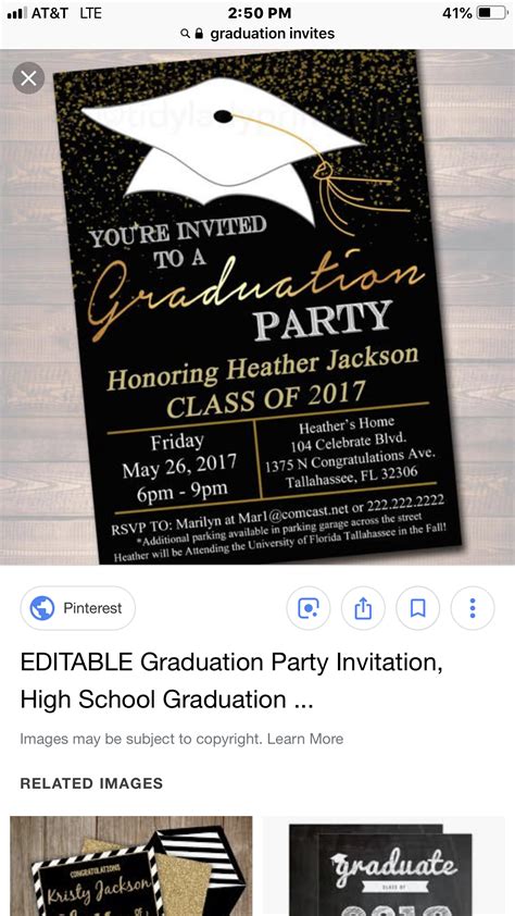 Add this design to your cart, check out, and make payment via paypal. Pin by Lexy Thomas on Cricut, Crafts, and DIY | Graduation invitations, Invitations, Youre invited
