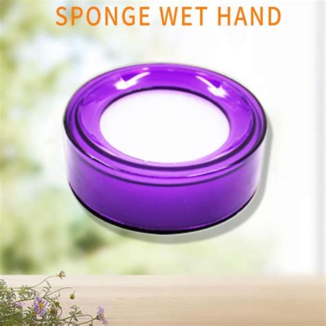 Aoto Finger Wet Sponge Cup Office Fingertip Moistener For Bank Cashier