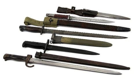 4 Wwii And Earlier Bayonets Us French German British
