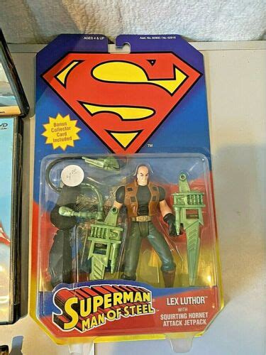 Vintage Superman Of Steel Lex Luthor Figurine Wsquirting Hornet 1995