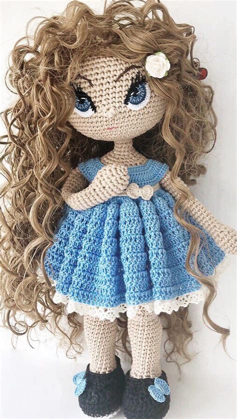 Bianca Amigurumi Doll Crochet Pattern Cute Crochet Crochet Dolls Hot