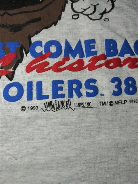 Nwot Vintage 1993 90s Buffalo Bills Greatest Nfl Comeback Etsy
