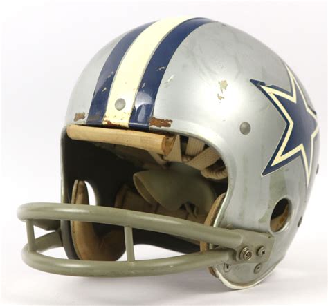 Lot Detail 1970s Dallas Cowboys Game Worn Helmet Mears Loa