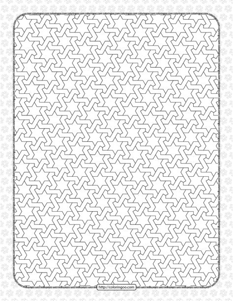 Free Printable Pdf Geometric Pattern 035