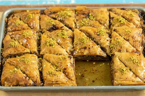 Easy Delicious Pistachio Baklava Dimitras Dishes