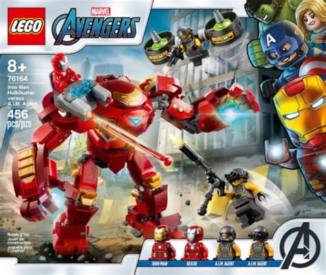 76164 Lego Marvel Avengers Iron Man Hulkbuster Versus Aim Agent