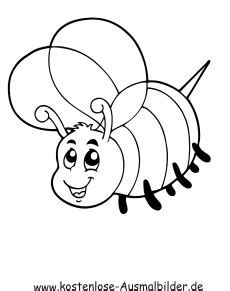 Ausmalbilder biene