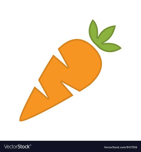 Orange Carrot Carrot Meals Icons Set Royalty Free Vector