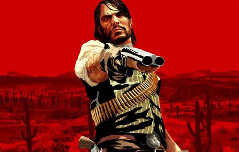 Wallpaper Red Hero Red Dead Redemption John Marston Images For