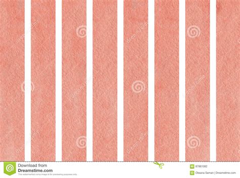Watercolor Pink Striped Background Stock Illustration Illustration
