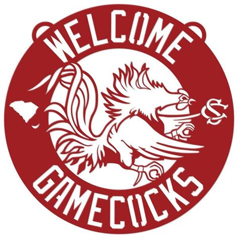 South Carolina Gamecocks Welcome Circle Etsy