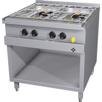 Mkn (maschinenfabrik kurt neubauer) is a german specialist for the development, manufacture and worldwide sales of premium professional thermal cooking technology. MKN 4-pits Gas kooktafel - staand model 2063402