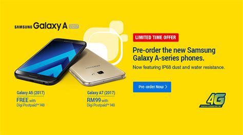 This is a great option for households who want to regulate their monthly mobile expenses. Digi opens pre-order for Galaxy A5/A7 (2017) for its ...