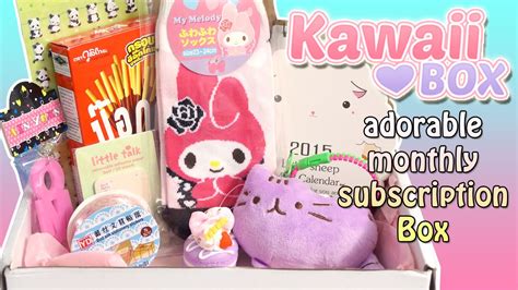 Kawaii Box Unboxing Adorable Monthly Surprise Subscription Box