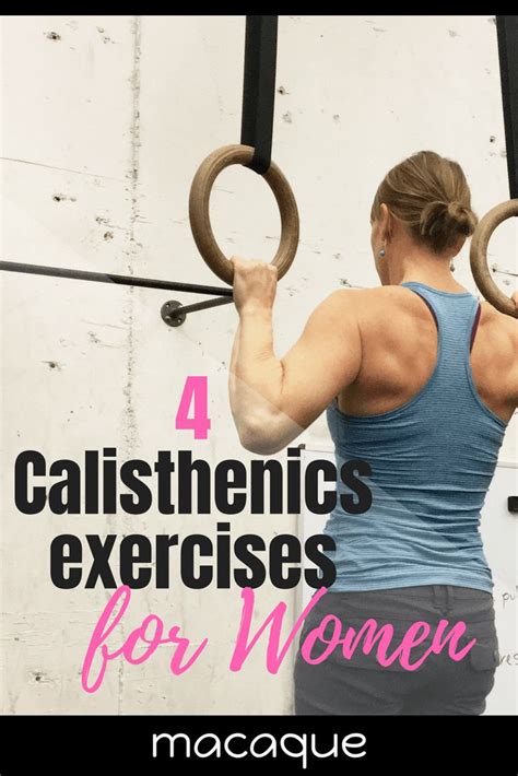 4 Calisthenics Exercises For Women Calisthenics Personal Training
