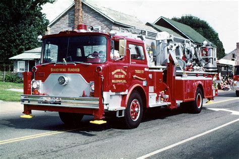 Brandywine Hundred Fire Company Delaware Ladder 11 7 1971 Mack