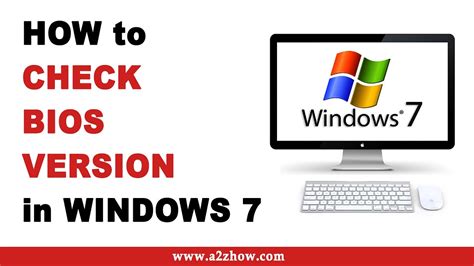 How To Check Bios Version In Windows 7 Youtube