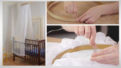 How To Make A No Sew Crib Canopy Youtube