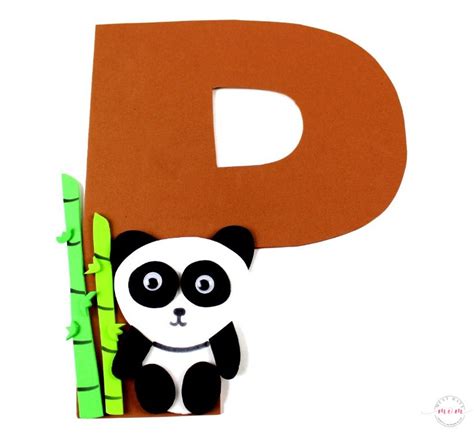 P Is For Panda Kids Letter Craft With Free Printables Letter A