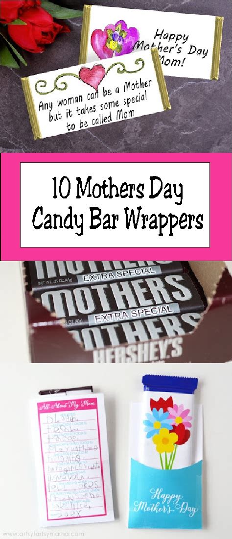While we love the idea of making sure our friends and family know that they are loved all year long, we think its fun that there is a holiday that gives you a whole day to celebrate and make sure you tell them and. Printable Mothers Day Candy Bar Wrappers | DIY Party Mom