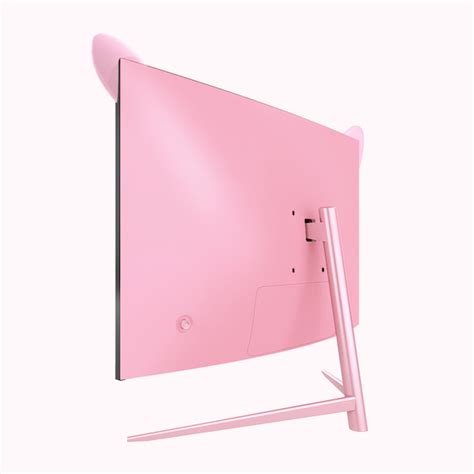 27inch 165hz 1800r Curved Monitor 144hz Computer Gaming Monitor Pink