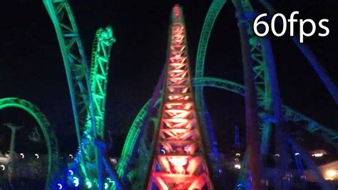 The Monster At Night Front Seat On Ride Hd Pov 60fps Adventureland