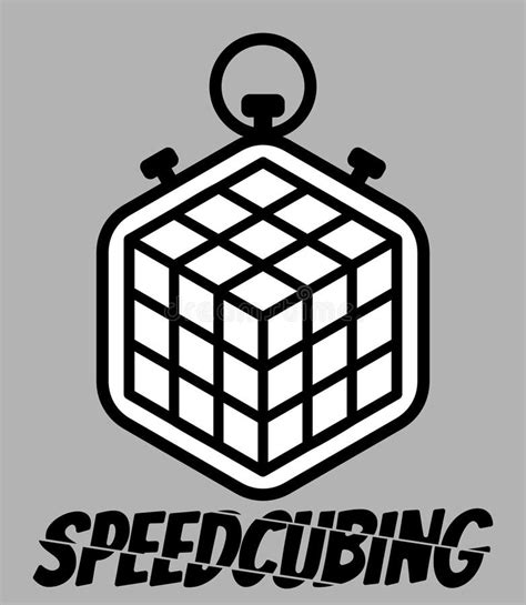 Speedcubing Logo Solved Rubik S Cube In The Center Of Colourful Design2