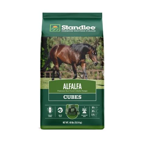 Standlee Hay 40 Lb Premium Alfalfa Cubes By Standlee Hay At Fleet Farm