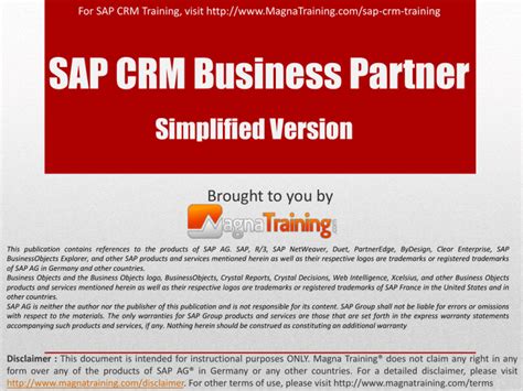 Sap Crm Product Master