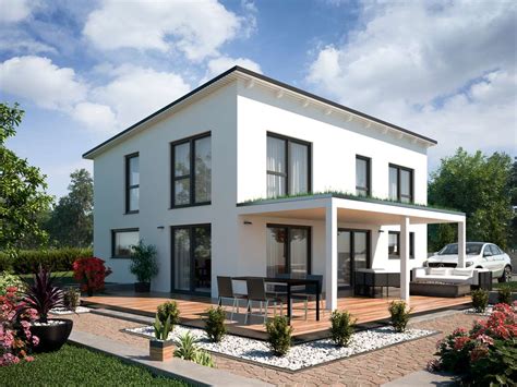 Das moderne haus mit pultdach und carport ist ein individuell geplantes fertighaus von weberhaus in zusammenarbeit mit architekten. TALBAU-Haus - Vario4plus modern mit Pultdach - TALBAU-Haus ...