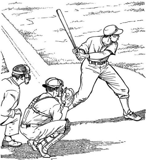 30 Free Printable Baseball Coloring Pages