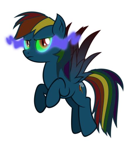 Image Rainbow Dash Infected By Dark Magic By Artist Tzolkinepng My