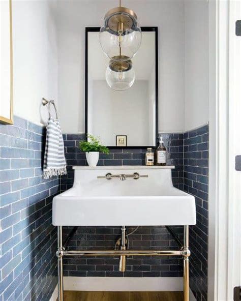 In this bathroom designed by arent & pyke, the. Top 70 Best Bathroom Backsplash Ideas - Sink Wall Designs
