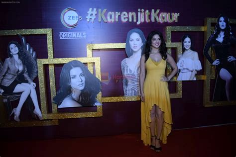 Sunny Leone At The Launch Of Zee Karenjit Kaur The Untold Story Of