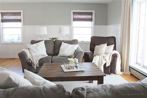 This handmade 100% jute rug has a hearty texture that adds visual. Our Living Room Over The Years - Love Grows Wild