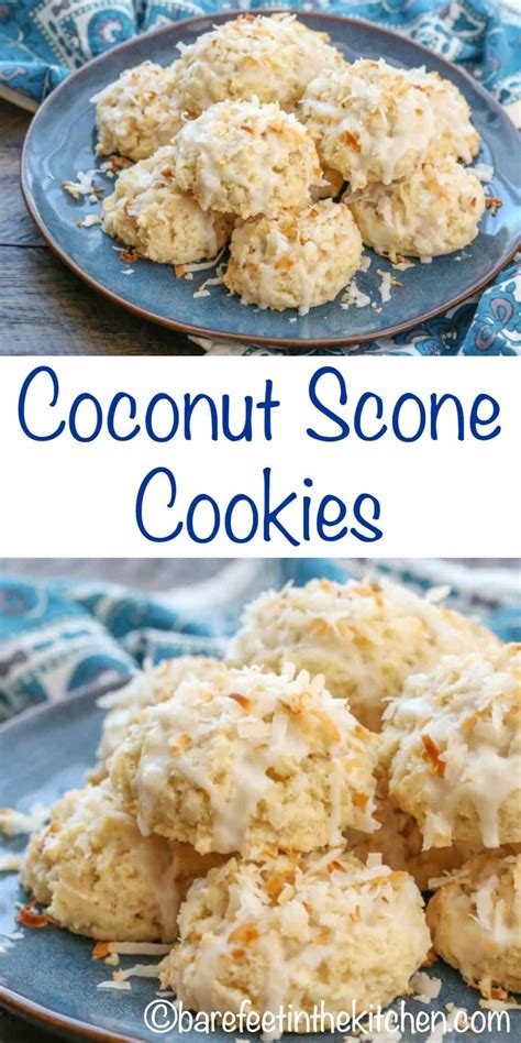 Coconut Scone Cookies Barefeet In The Kitchen