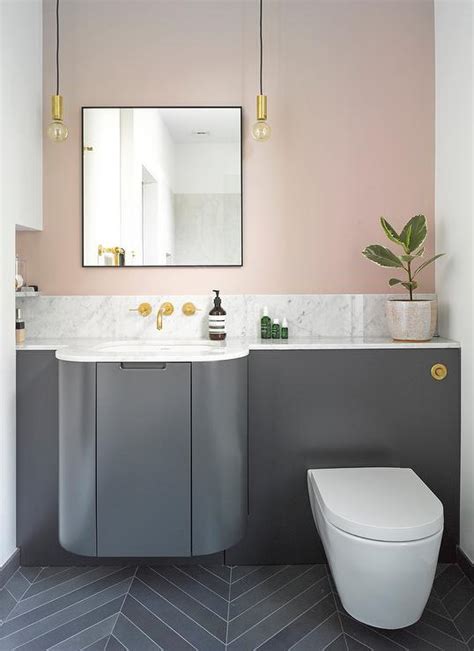 Pink And Gray Bathroom Colors Contemporary Bathroom