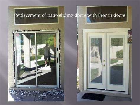 Replacing Sliding Glass Patio Doors With French Glass Designs