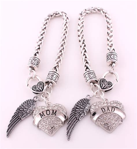 Antique Sliver Plated Studded With Sparkling Crystal Angel Wings And