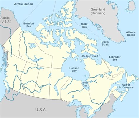 Canada Rivers Rivers Of Canada Lizard Point Mapas Interactivos
