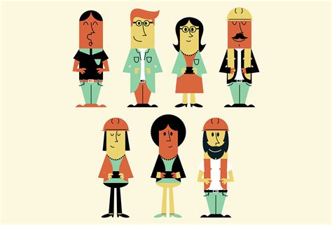 Infographic Character Illustrations Behance