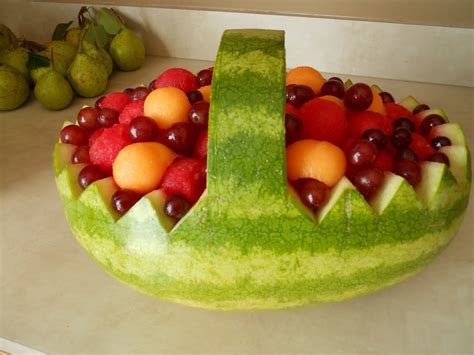 Creative Crunchy Mama Watermelon Fruit Basket