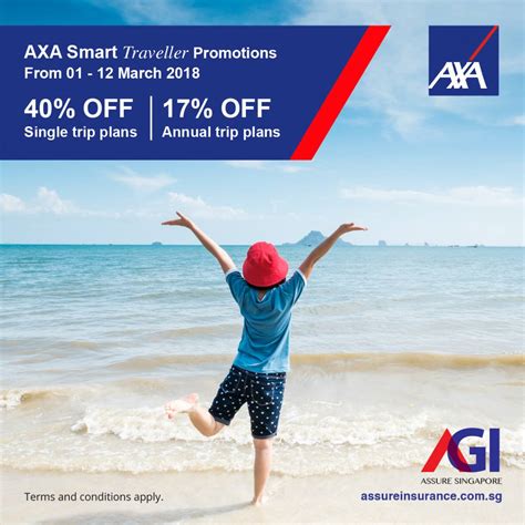We also accept payments by cheque, postal orders or bank drafts made payable to axa insurance. AGI-Mar-2018-AXA-Travel-Insurance-Promotion - Assure General Insurance